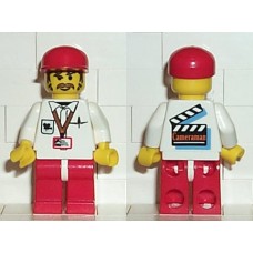 cc4058 Cameraman, Red Legs, Red Cap 